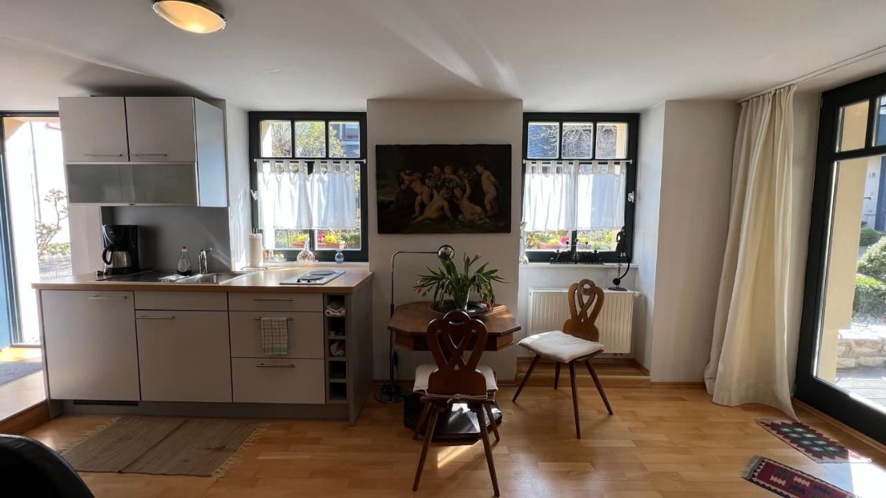Ferienwohnung Im Stadionischem Hof Walluf Dış mekan fotoğraf