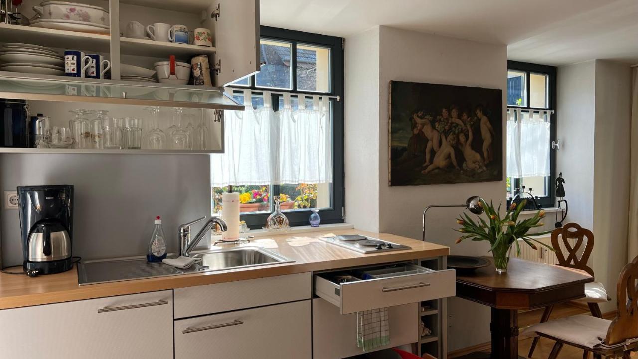 Ferienwohnung Im Stadionischem Hof Walluf Dış mekan fotoğraf