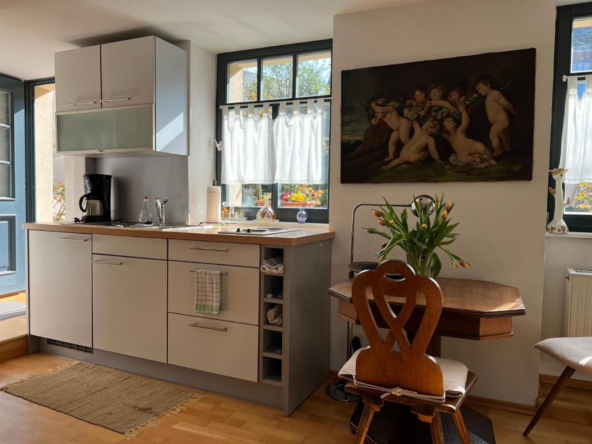 Ferienwohnung Im Stadionischem Hof Walluf Dış mekan fotoğraf